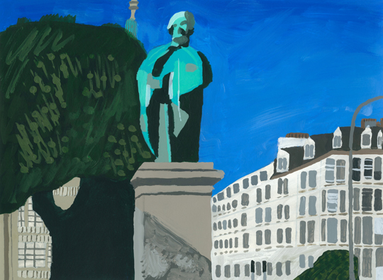 Statue of George IV at Brighton's Royal Pavillion