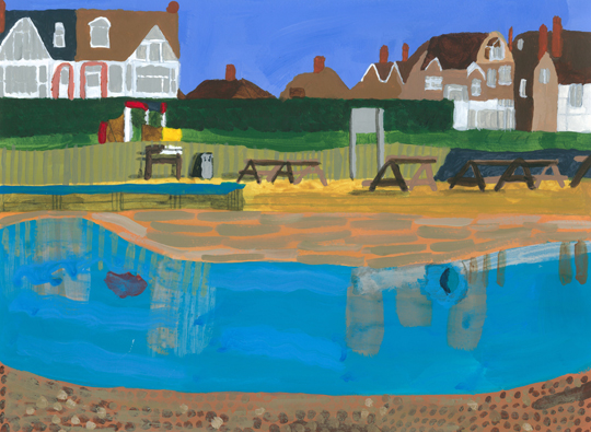 Paddling pool at Hove Lagoon